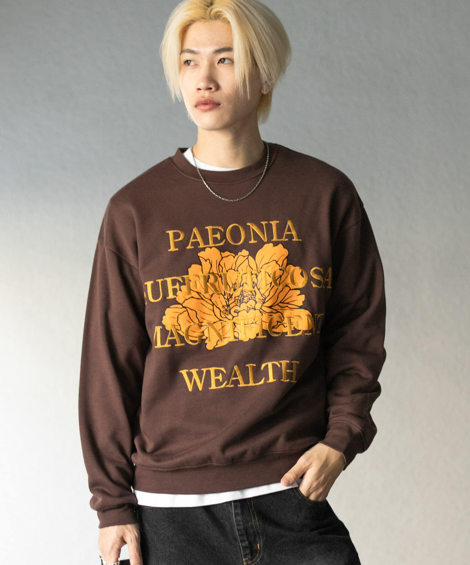 SENSE OF PLACE by URBAN RESEARCH「ボタニカルグラフィッククルーネックスウェット」|スウェット・ジャージ|