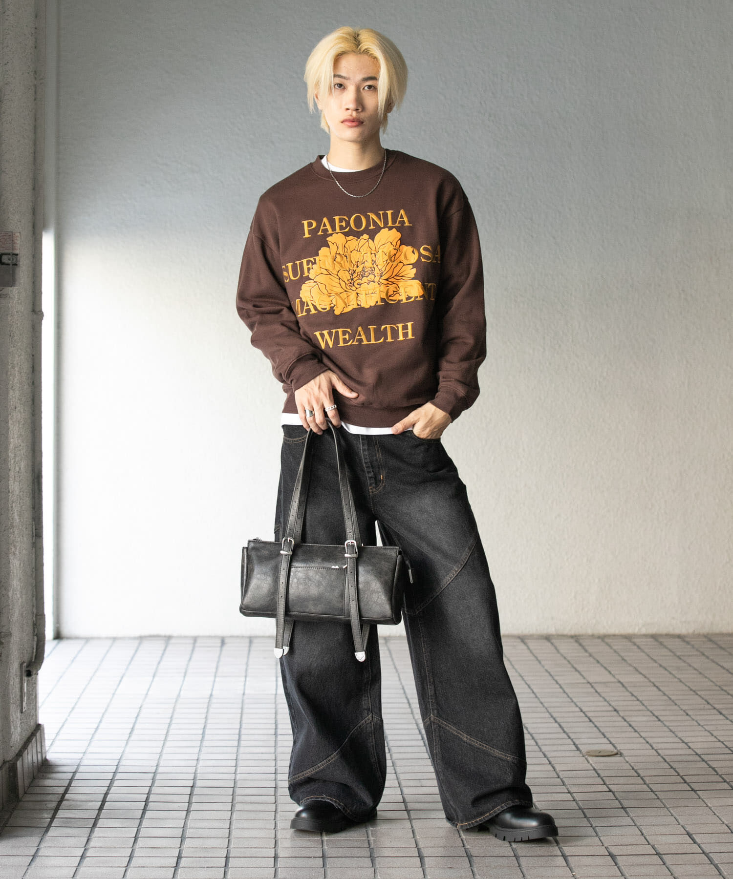 SENSE OF PLACE by URBAN RESEARCH「ボタニカルグラフィッククルーネックスウェット」|スウェット・ジャージ|