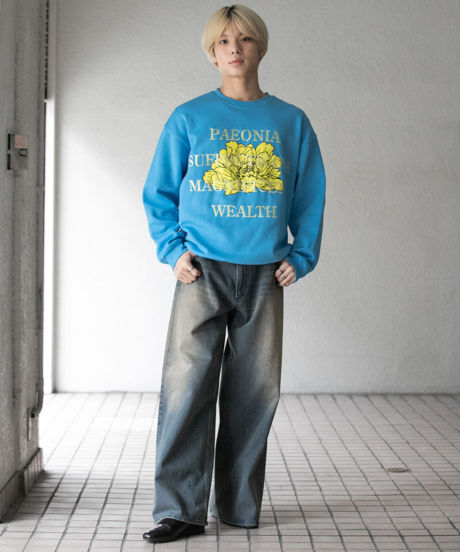 SENSE OF PLACE by URBAN RESEARCH「ボタニカルグラフィッククルーネックスウェット」|スウェット・ジャージ|