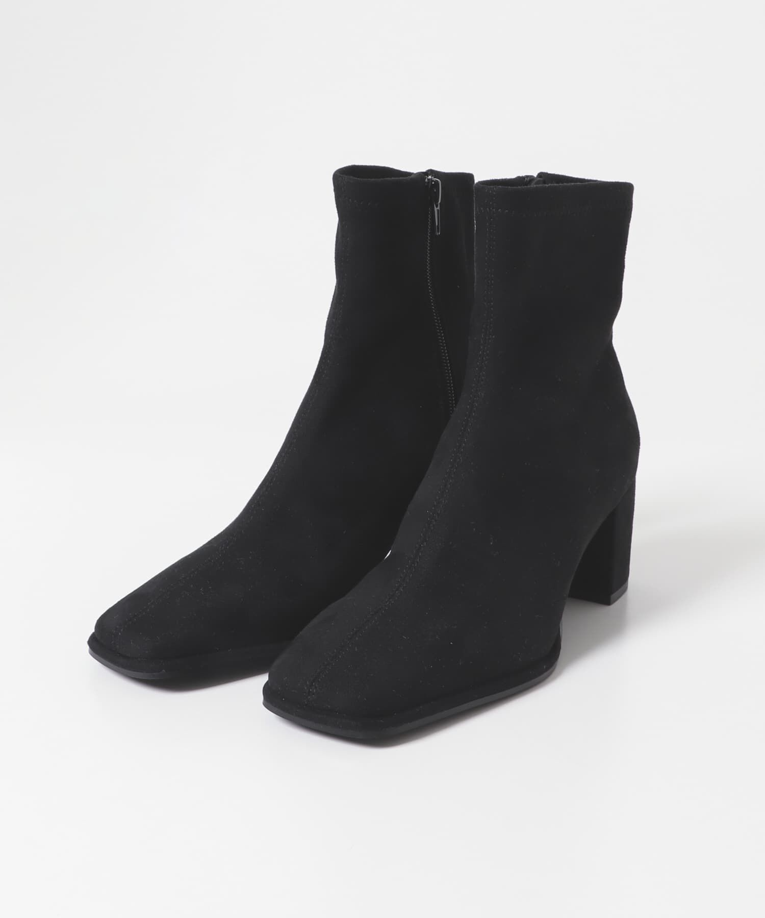 SENSE OF PLACE by URBAN RESEARCH「『消臭』スクエアトウセンターシームストレッチブーツ」|ショートブーツ|