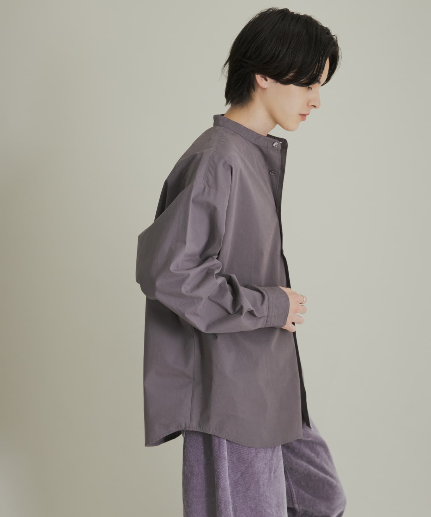 SENSE OF PLACE by URBAN RESEARCH「ピーチブロードバンドカラーロングスリーブシャツ」|シャツ・ブラウス|