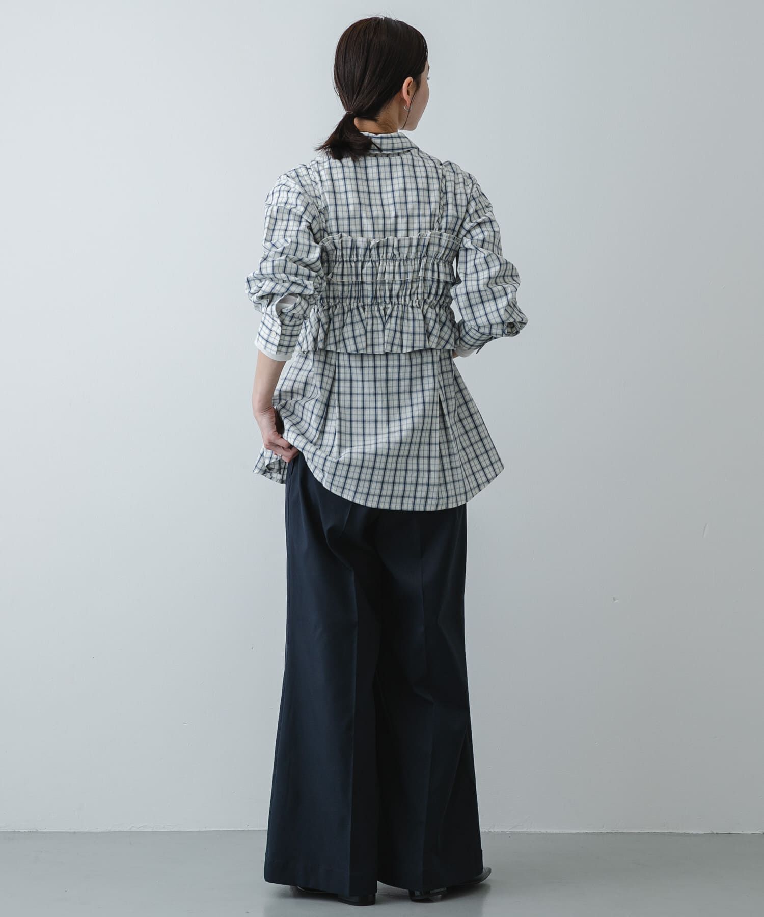 SENSE OF PLACE by URBAN RESEARCH「シャーリングビスチェセットシャツ」|Tシャツ・カットソー|