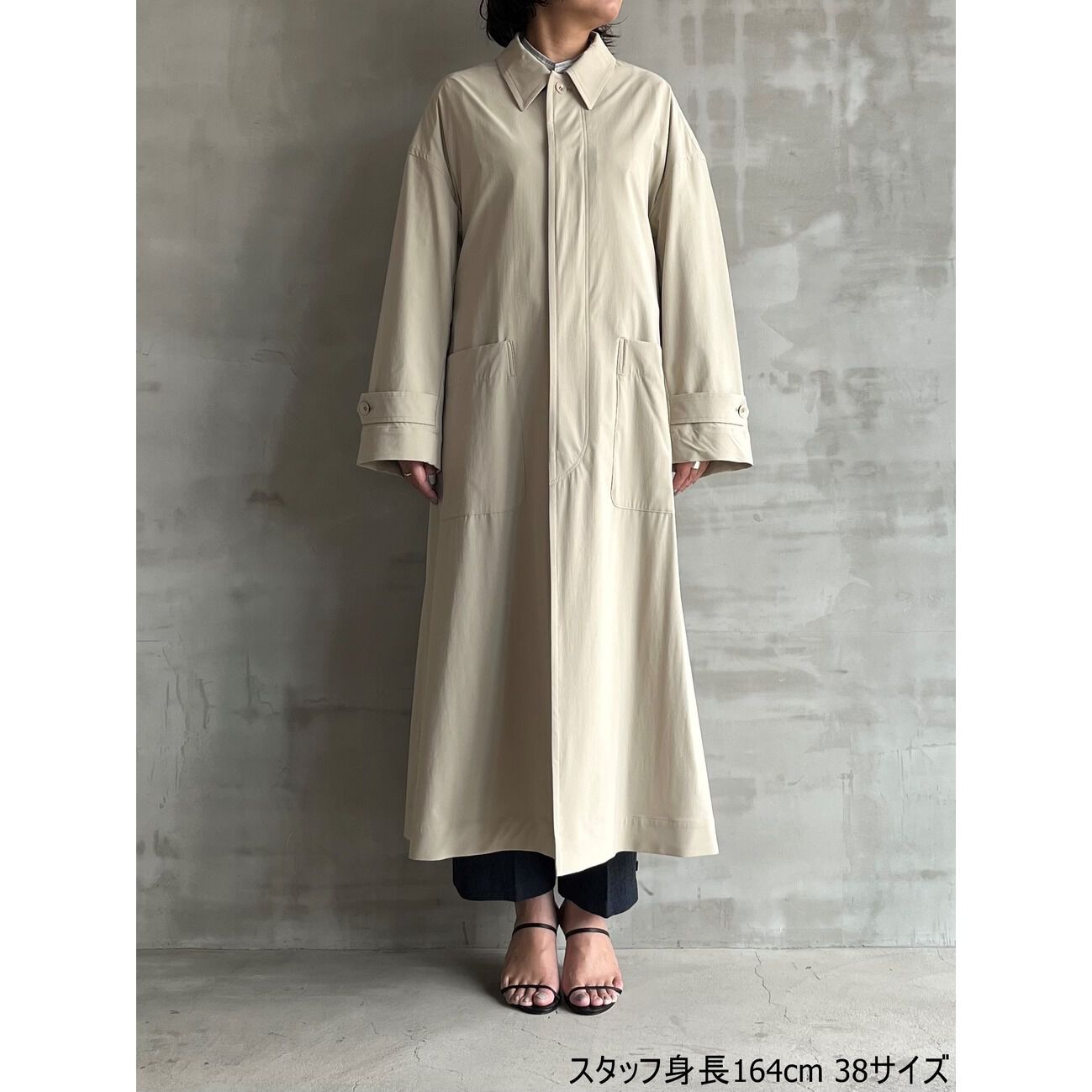 HELIOPOLE「HELIOPOLE ATHLEISURE SHEER CORT」|トレンチコート|