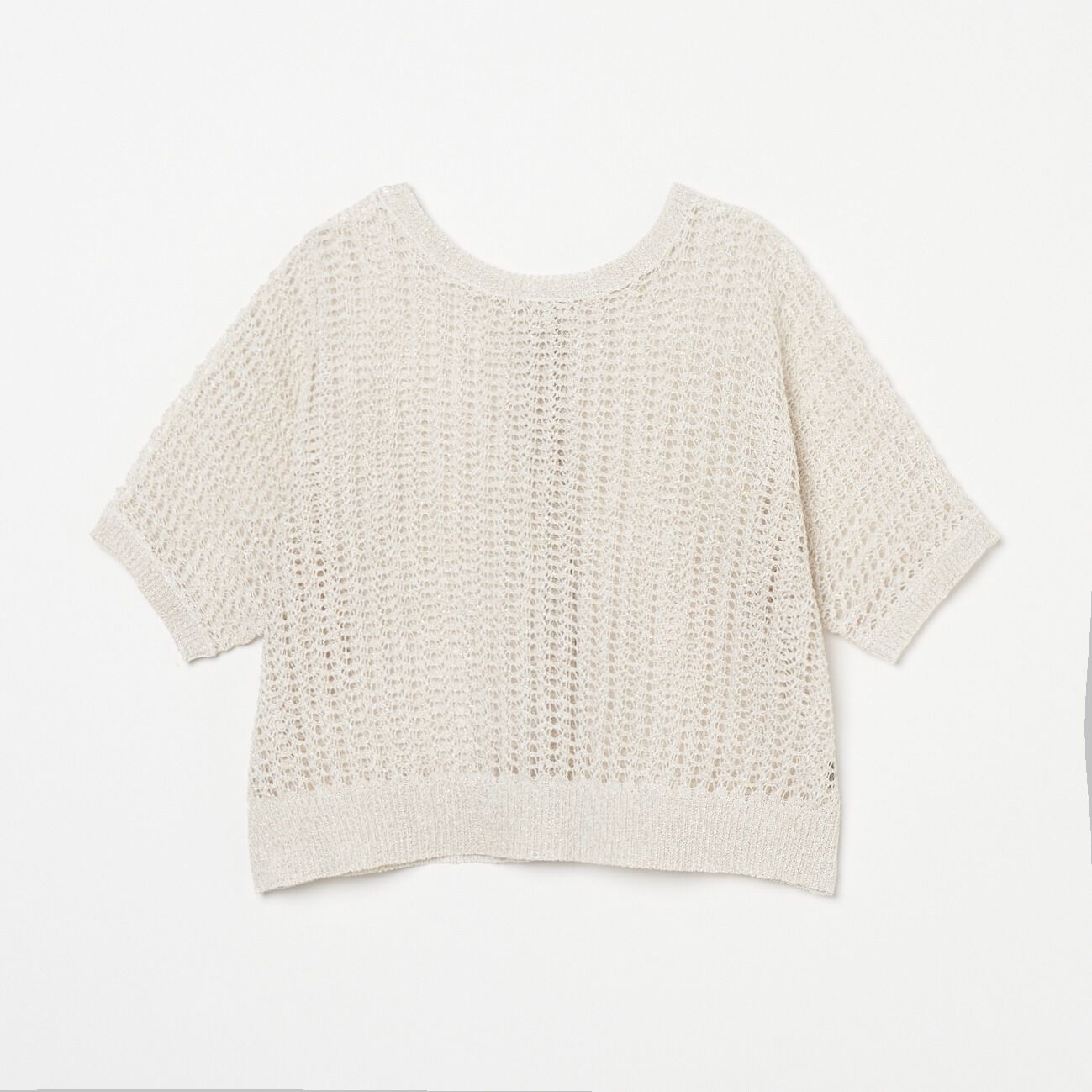 HELIOPOLE「HELIOPOLE GLITTER CROCHET 2WAY KNIT」|ニット・セーター|