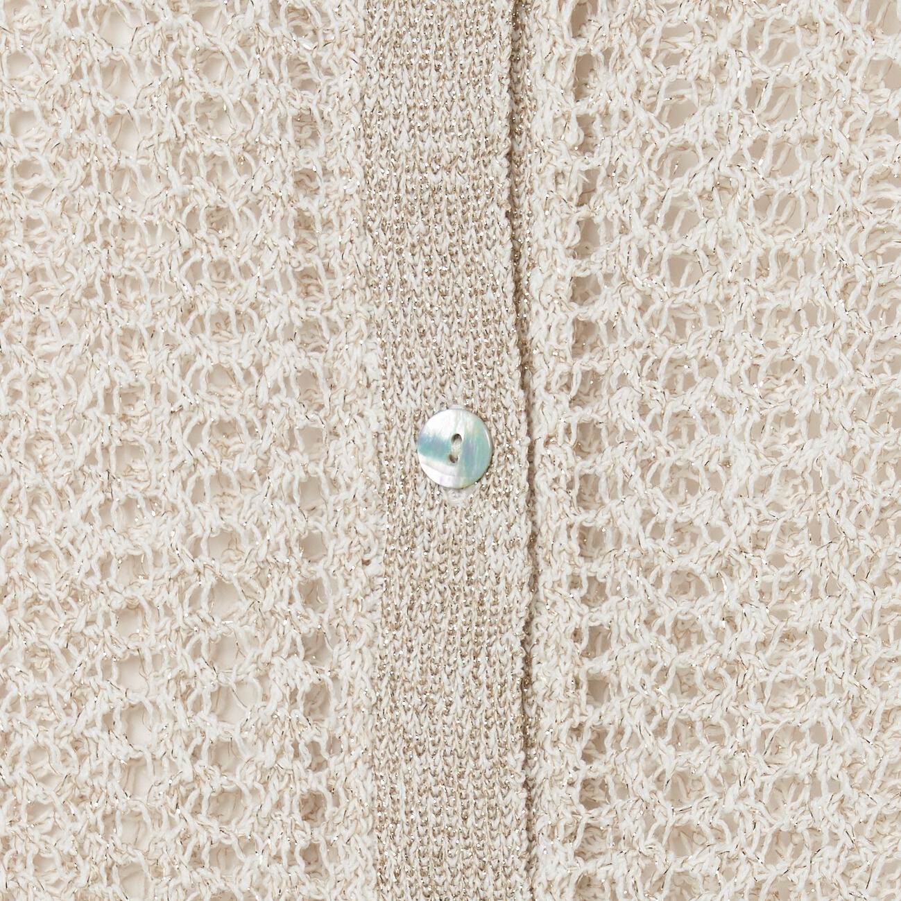 HELIOPOLE「HELIOPOLE GLITTER CROCHET 2WAY KNIT」|ニット・セーター|