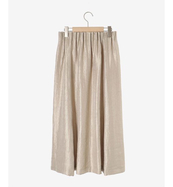 le.coeur blanc「シャイニータックギャザースカート」|スカート|