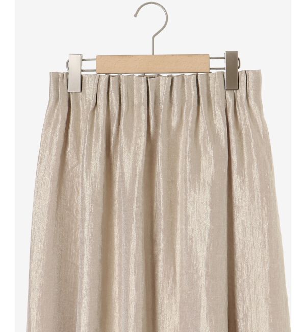 le.coeur blanc「シャイニータックギャザースカート」|スカート|