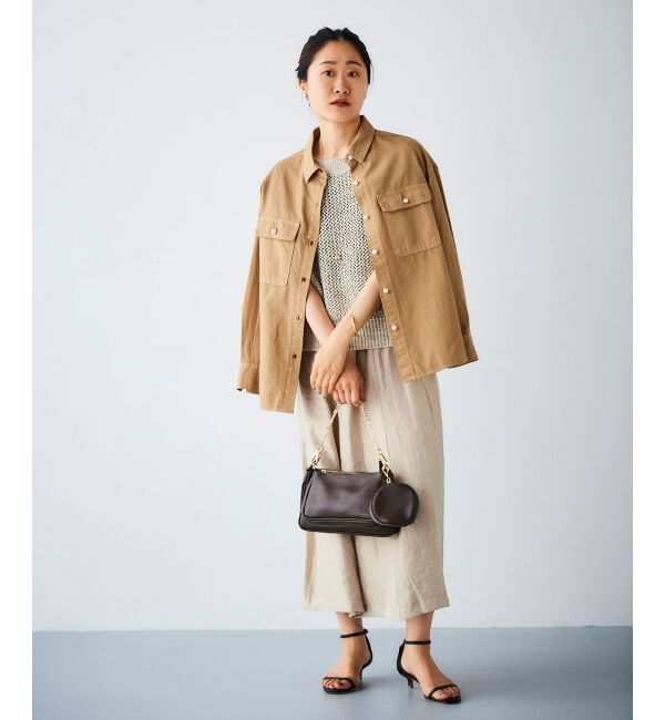 le.coeur blanc「シャイニータックギャザースカート」|スカート|