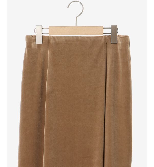 le.coeur blanc「ベロアサイドスリットスカート」|スカート|