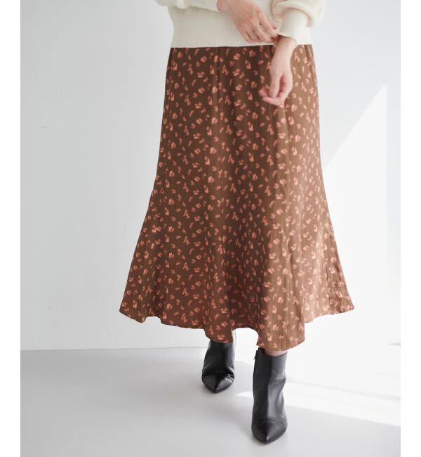 le.coeur blanc「フラワージャガードマーメイドスカート」|スカート|