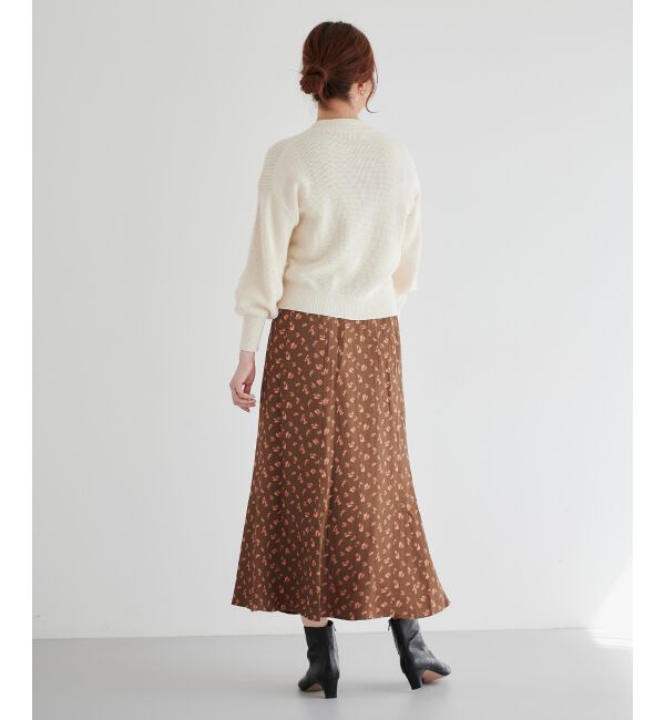 le.coeur blanc「フラワージャガードマーメイドスカート」|スカート|