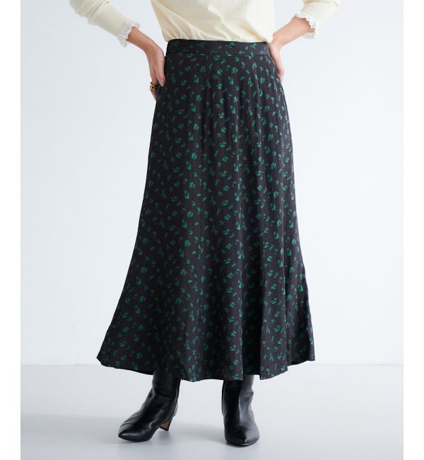 le.coeur blanc「フラワージャガードマーメイドスカート」|スカート|