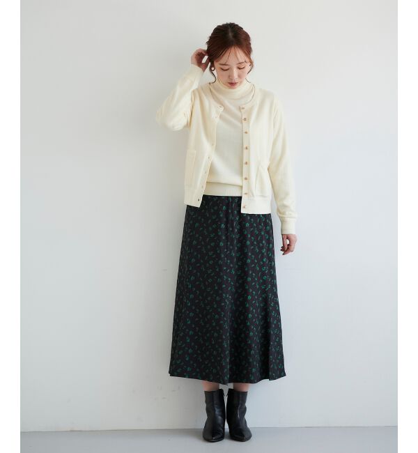 le.coeur blanc「フラワージャガードマーメイドスカート」|スカート|