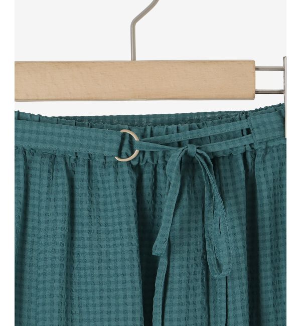 le.coeur blanc「シアーギンガムマーメイドスカート」|スカート|