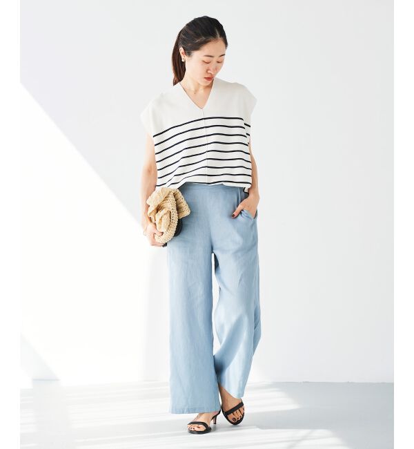 le.coeur blanc「《手洗い可能》ガーターアミコクーンシルエットニット」|ニット・セーター|