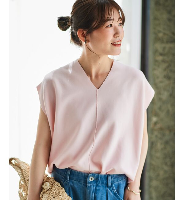 le.coeur blanc「《手洗い可能》ガーターアミコクーンシルエットニット」|ニット・セーター|