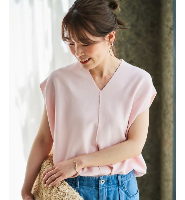 le.coeur blanc「《手洗い可能》ガーターアミコクーンシルエットニット」|ニット・セーター|