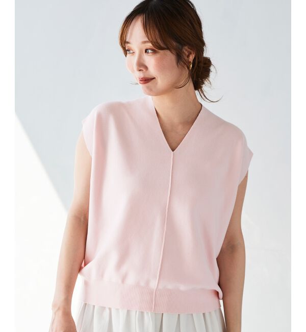 le.coeur blanc「《手洗い可能》ガーターアミコクーンシルエットニット」|ニット・セーター|