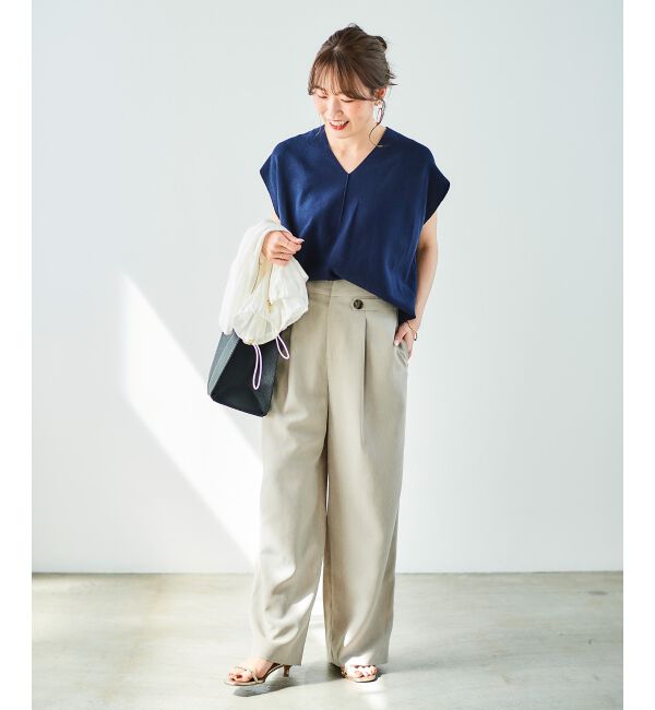 le.coeur blanc「《手洗い可能》ガーターアミコクーンシルエットニット」|ニット・セーター|