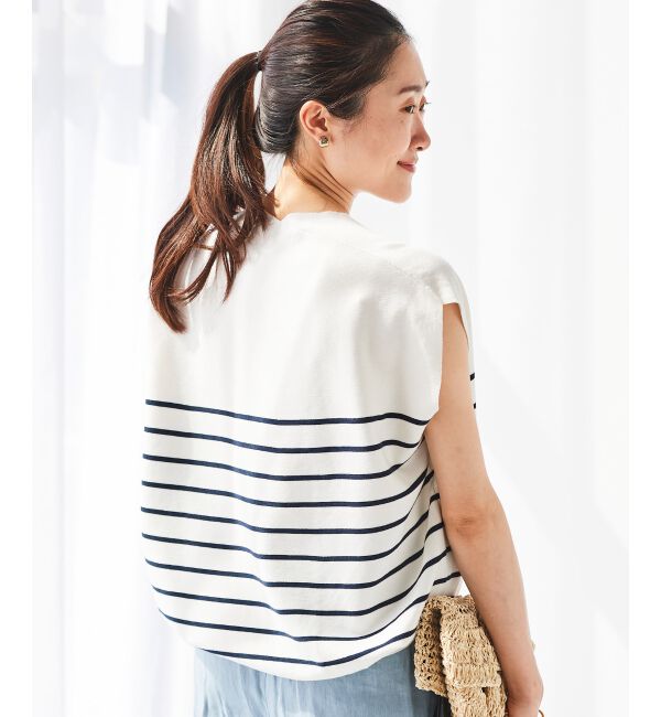 le.coeur blanc「《手洗い可能》ガーターアミコクーンシルエットニット」|ニット・セーター|