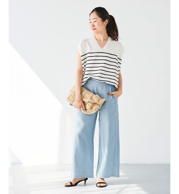 le.coeur blanc「《手洗い可能》ガーターアミコクーンシルエットニット」|ニット・セーター|