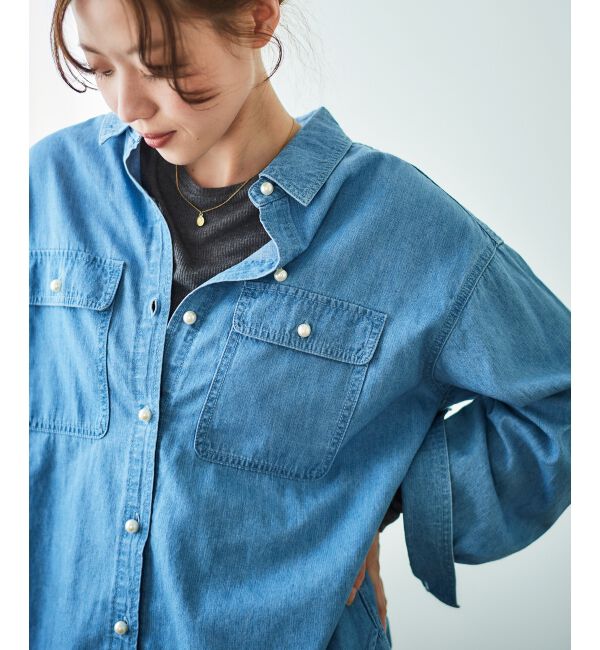 le.coeur blanc「《手洗い可能》シアーリブロングスリーブTシャツ」|Tシャツ・カットソー|