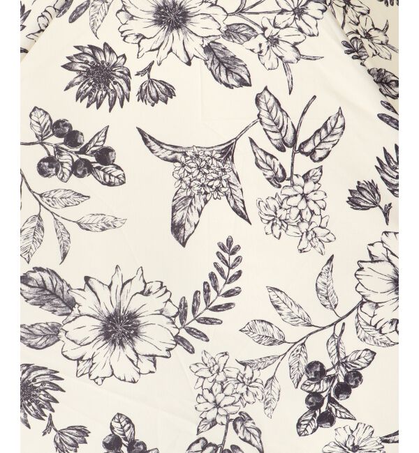 le.coeur blanc「プラントフラワー柄折りたたみ傘」|傘|