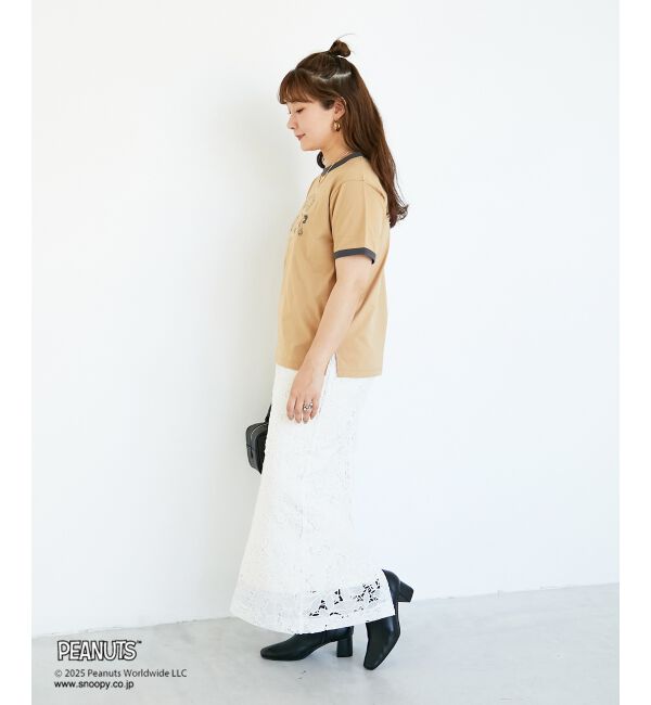  「【PEANUTS】リンガーTシャツ」|Tシャツ・カットソー|