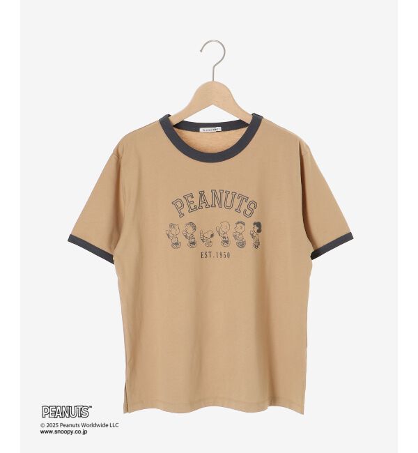  「【PEANUTS】リンガーTシャツ」|Tシャツ・カットソー|