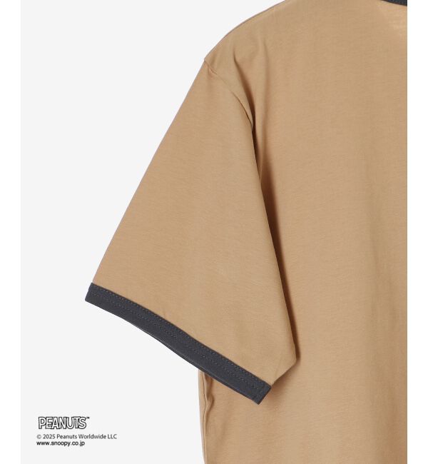  「【PEANUTS】リンガーTシャツ」|Tシャツ・カットソー|
