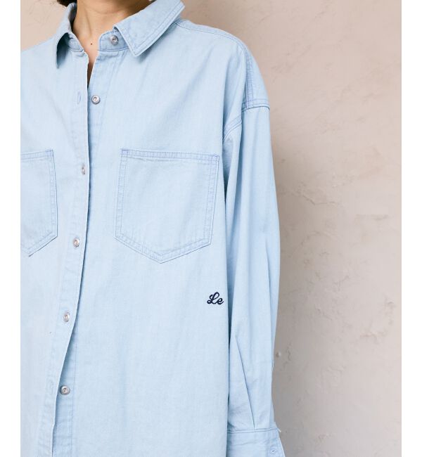  「エンブロイダリーカラーオーバーシャツ」|シャツ・ブラウス|