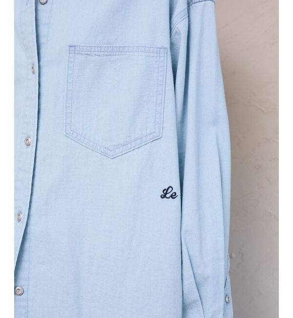  「エンブロイダリーカラーオーバーシャツ」|シャツ・ブラウス|