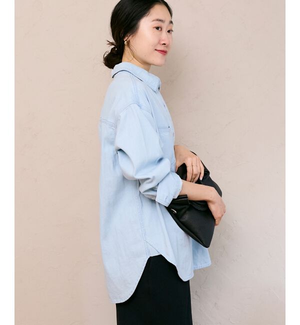  「エンブロイダリーカラーオーバーシャツ」|シャツ・ブラウス|