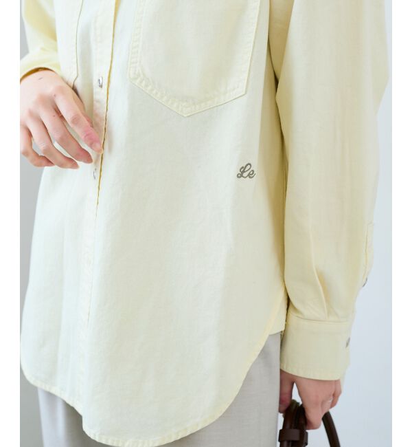  「エンブロイダリーカラーオーバーシャツ」|シャツ・ブラウス|