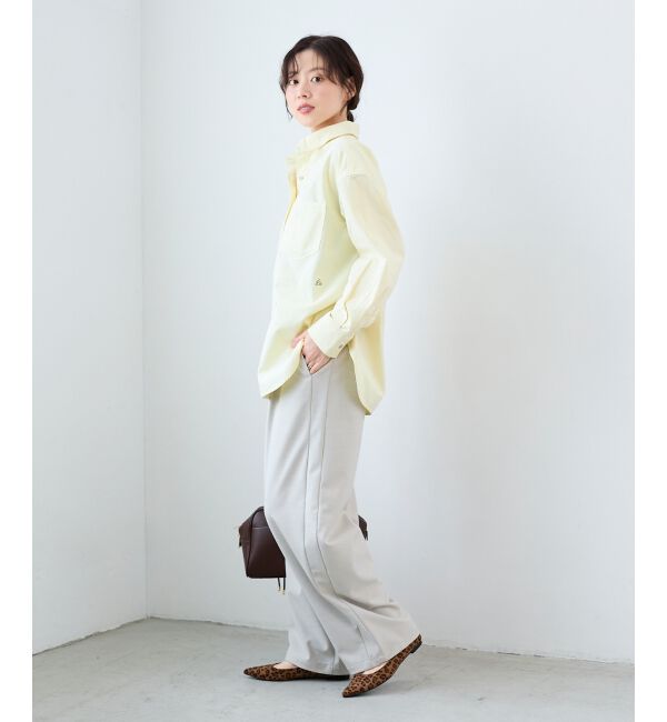  「エンブロイダリーカラーオーバーシャツ」|シャツ・ブラウス|