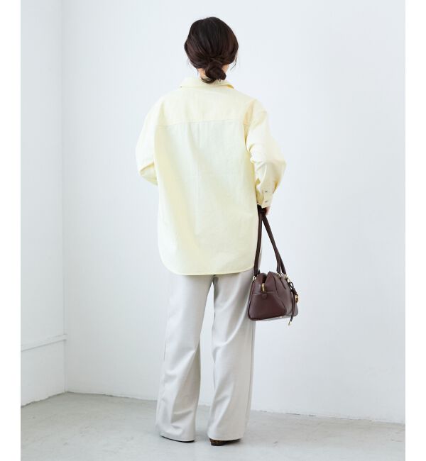  「エンブロイダリーカラーオーバーシャツ」|シャツ・ブラウス|