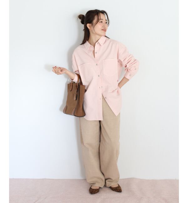  「エンブロイダリーカラーオーバーシャツ」|シャツ・ブラウス|