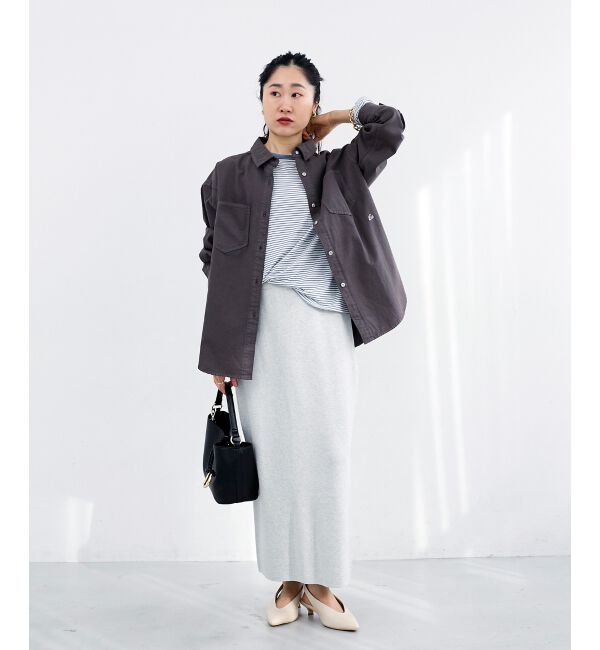  「エンブロイダリーカラーオーバーシャツ」|シャツ・ブラウス|