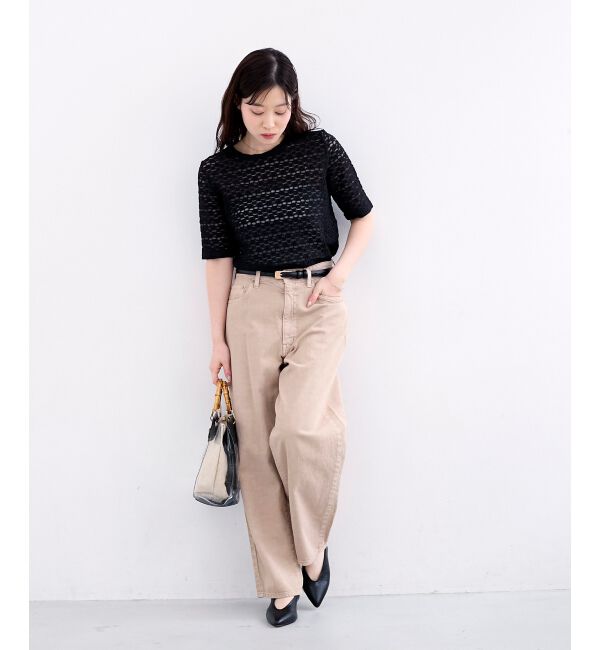  「カラーカツラギカーブパンツ」|その他|