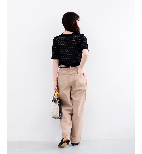  「カラーカツラギカーブパンツ」|その他|