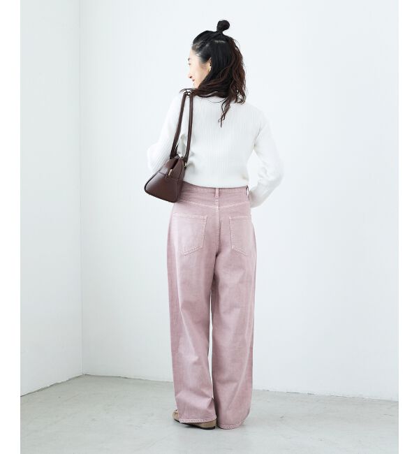  「カラーカツラギカーブパンツ」|その他|