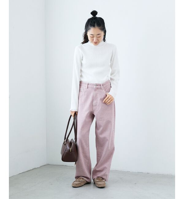  「カラーカツラギカーブパンツ」|その他|