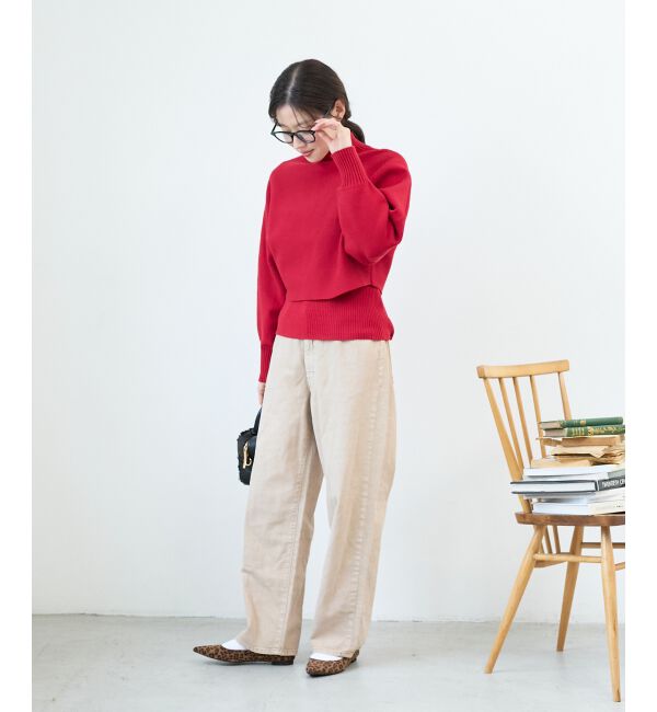  「カラーカツラギカーブパンツ」|その他|