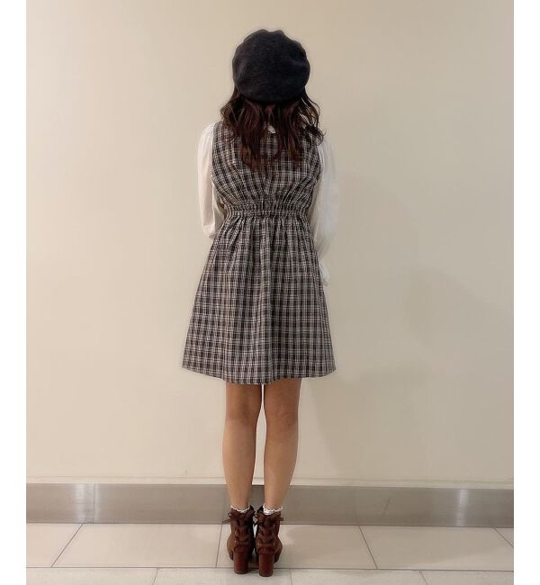 MAJESTICLEGON「ガーリークラシックミニワンピ」|ワンピース|