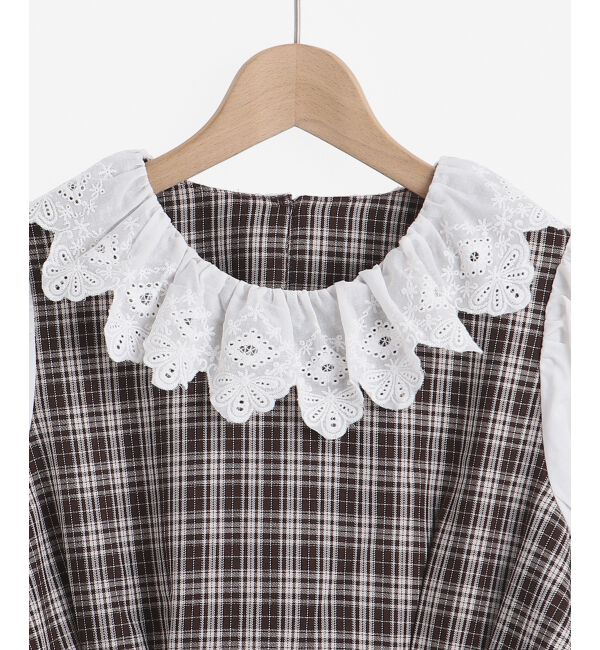 MAJESTICLEGON「ガーリークラシックミニワンピ」|ワンピース|