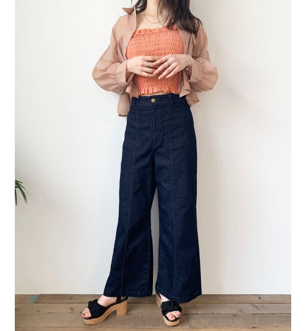 MAJESTICLEGON「ポケットデニムパンツ」|デニム|