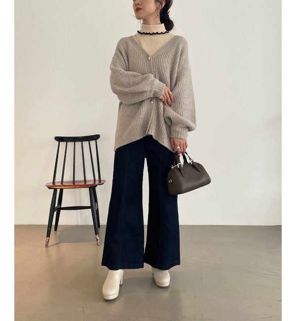 MAJESTICLEGON「ポケットデニムパンツ」|デニム|ネイビー