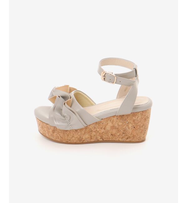 MAJESTICLEGON「フカフカフリルサンダル」|サンダル|