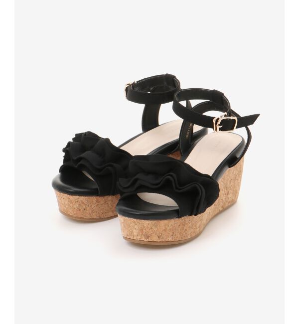 MAJESTICLEGON「フカフカフリルサンダル」|サンダル|