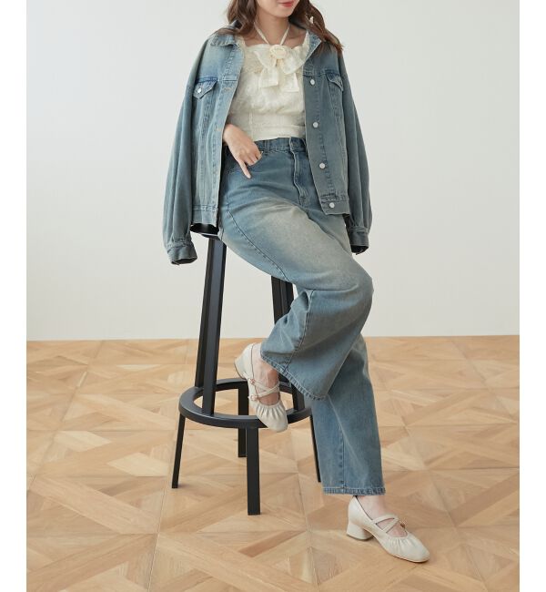 MAJESTICLEGON「レディギャザーストラップパンプス」|パンプス|